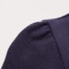 Charming Flower Girl Dress: Organic Cotton & Navy Blue Elegance