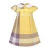 Stylish Girls’ Church Plaid Dress for Summer