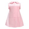 Stride into Summer with the Sweet Pink Striped Bow Dress