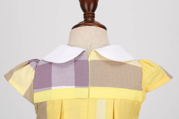 d42a97b1 Stylish Girls’ Church Plaid Dress for Summer