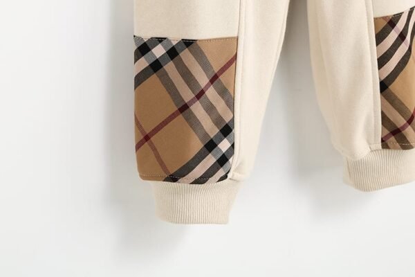 Elevate Your Child’s Wardrobe with Cuatoro Vintage Check Cotton Sweatpants