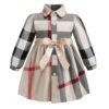 Elegant Doll Collar Plaid Puff Sleeve Dress: A Timeless Addition to Your Wardrobe