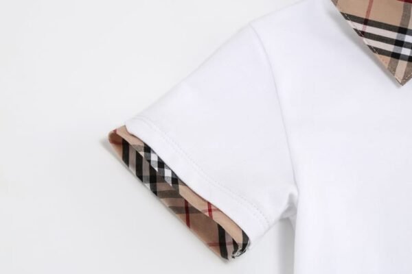 British Style Boy Polo White Shirt