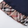 Stylish Comfort for Any Occasion: Cuatoro Girls Navy Blue Jersey Check Skirt Dress