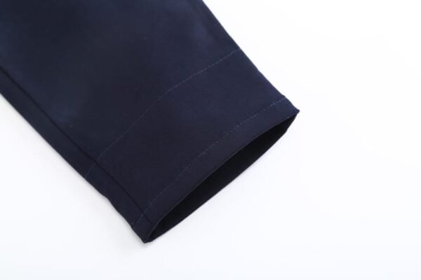 Cuatoro Navy Plaid Trimmed Trousers for Boys