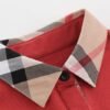 Introducing the Boys' Mini Quentin Rugby Polo - Bright Red