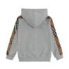 Stylish and Eco-Friendly Check Panel Hooded Top for All-Day Comfort