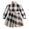 Elegant Doll Collar Plaid Puff Sleeve Dress: A Timeless Addition to Your Wardrobe