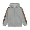 Stylish and Eco-Friendly Check Panel Hooded Top for All-Day Comfort