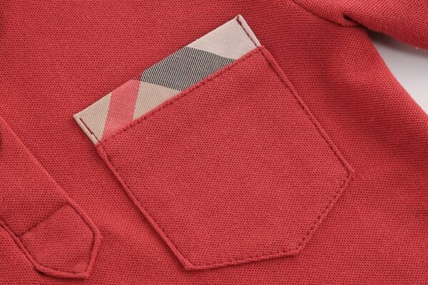Introducing the Boys' Mini Quentin Rugby Polo - Bright Red