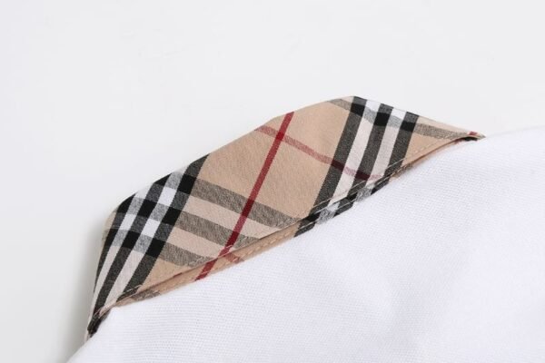 British Style Boy Polo White Shirt