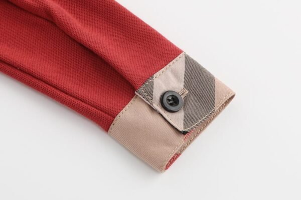 Introducing the Boys' Mini Quentin Rugby Polo - Bright Red