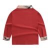 Introducing the Boys' Mini Quentin Rugby Polo - Bright Red
