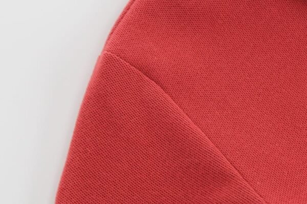 Introducing the Boys' Mini Quentin Rugby Polo - Bright Red