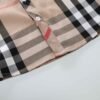 Discover the Stylish Cuatoro Kids' Check Print Stretch Cotton Poplin Shirt in Beige