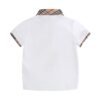 British Style Boy Polo White Shirt