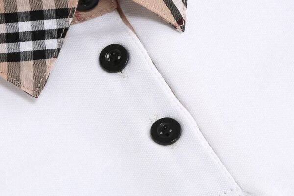 British Style Boy Polo White Shirt