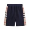 Stylish and Sustainable: Cuatoro Check Panel Cotton Shorts for Boys
