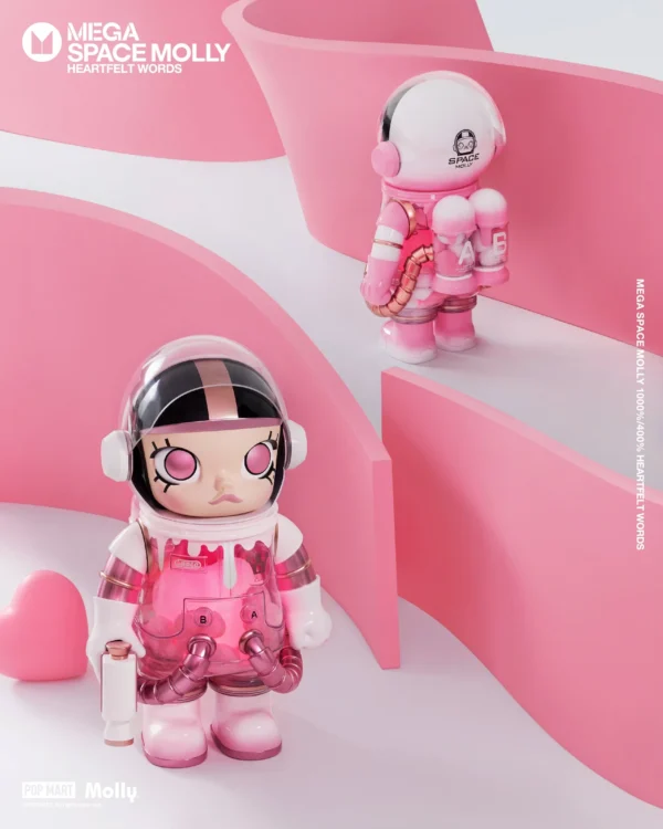 POP MART MEGA SPACE MOLLY 1000% Heartfelt Words
