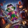 POP MART MEGA Space Molly 400%-1000% Joker Collection Figurine, 11.8-29.9 Inch Height, Toys for Modern Home Décor, Collectible Art Toy