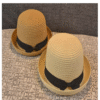 2025 British Royal Garden Straw Hat – Elegant Roll-Brim Sun Hat for Ladies and Girls