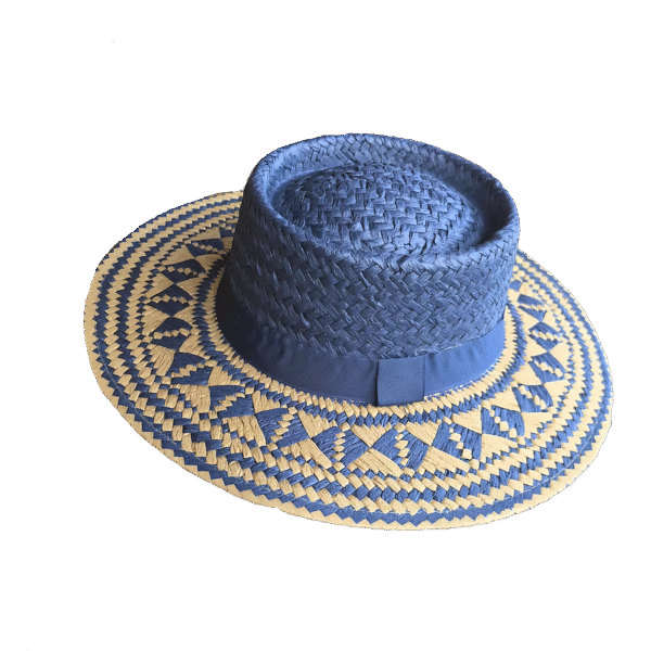 2025 British Royal Inspired Ethnic Floral Woven Straw Hat for Youth – Artistic Mediterranean & Italian Design