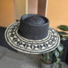 2025 British Royal Inspired Ethnic Floral Woven Straw Hat for Youth – Artistic Mediterranean & Italian Design
