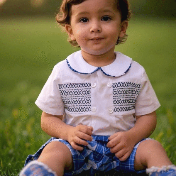 Royal Sailor Children's Outfit – Classic Navy-Inspired Elegance